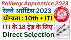 SECR Railway Apprentice 2023 Recruitment for 772 posts in South Central Railway, 10th pass application